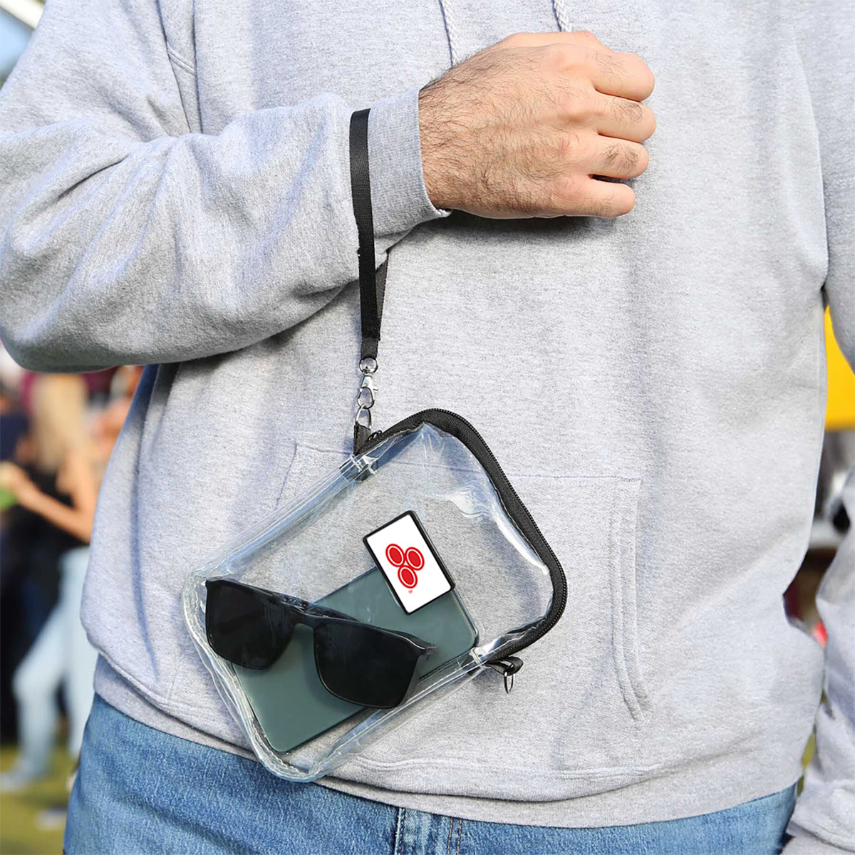 Clear Event Crossbody or Clutch Bag