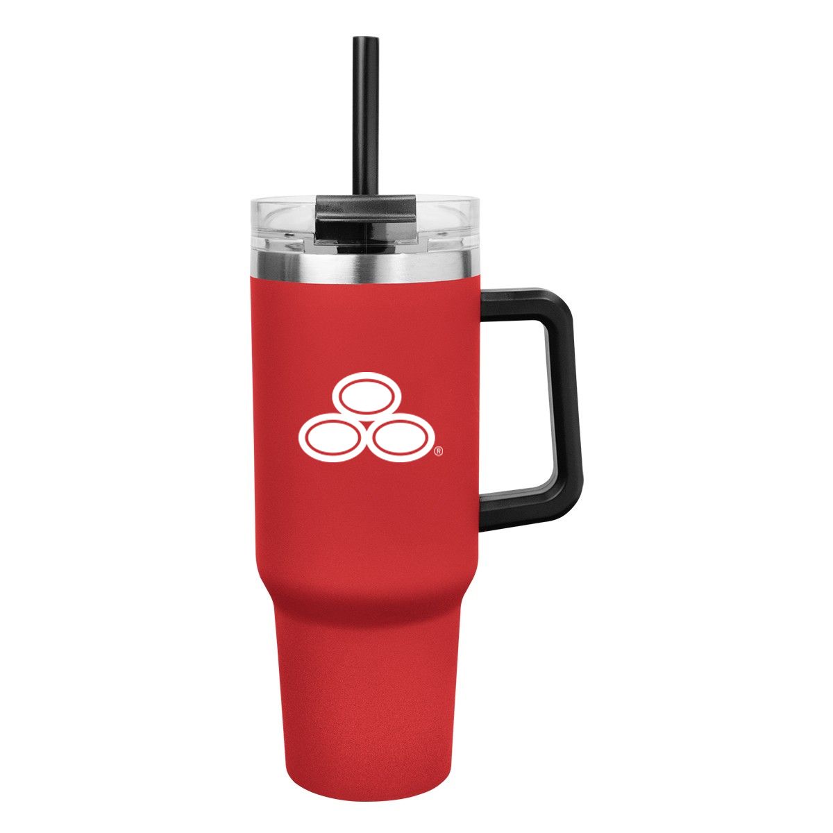 40oz. Stainless Steel Tumbler with Straw – State Farm