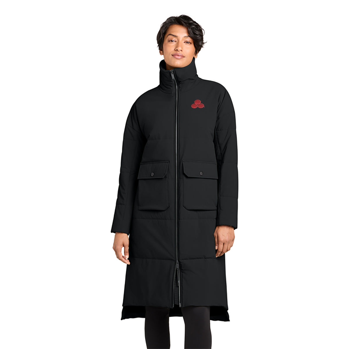 MiiR® Women’s Sashiko Stretch Puffy Long Jacket