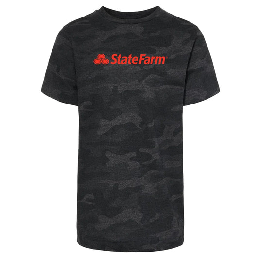 Youth Storm Camo Fine Jersey T-Shirt