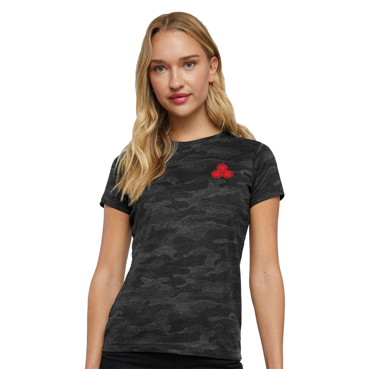 Women's Storm Camo Fine Jersey T-Shirt