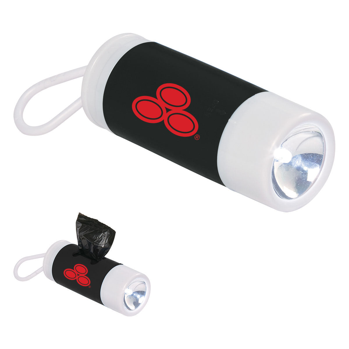 Pet Bag Dispenser with Flashlight